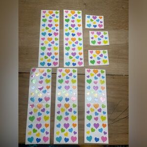 Mrs. Grossman’s vintage heart stickers set yr 2000